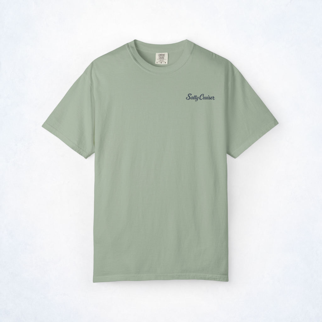 Salty Cruiser Sunset Cruise Ship Tee