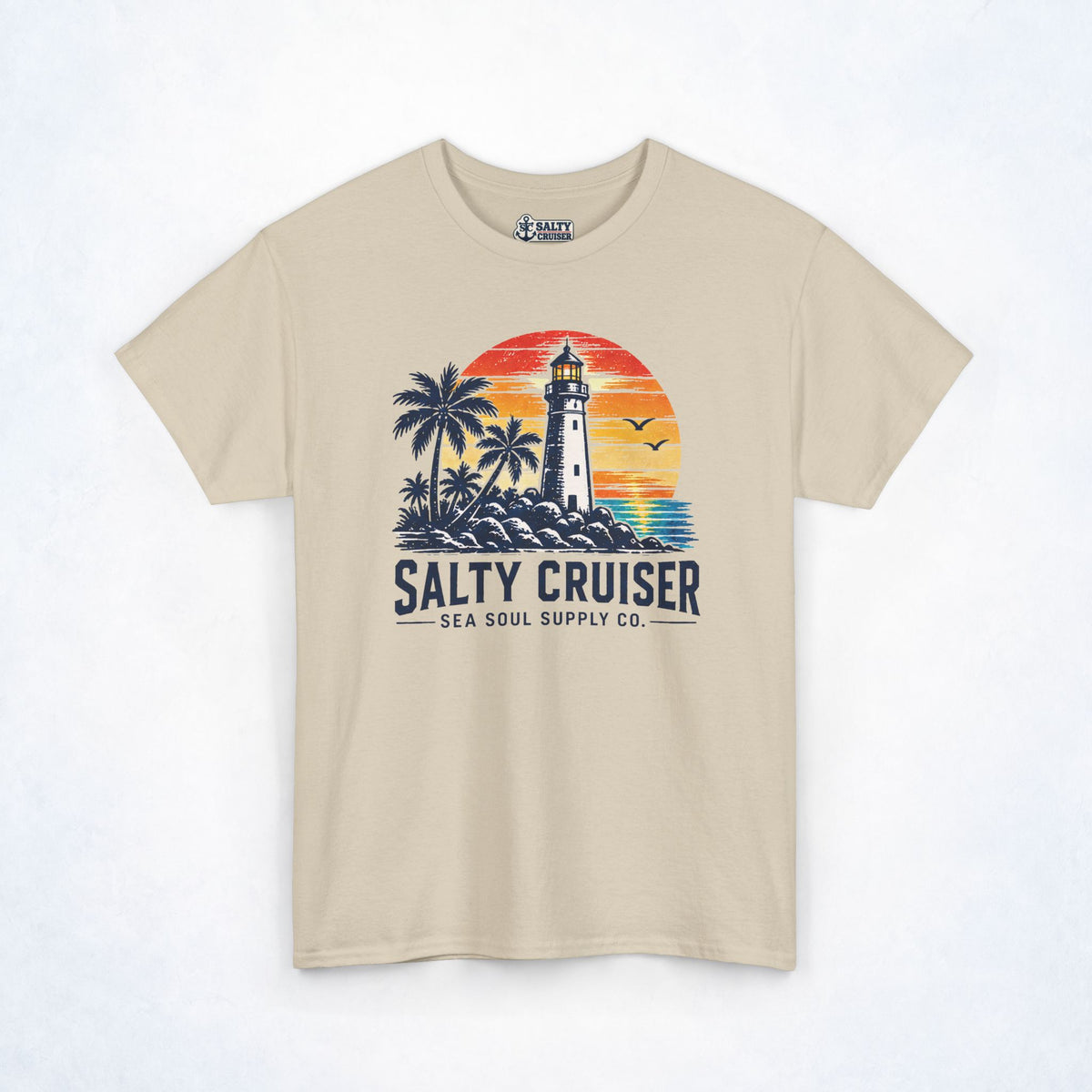 Salty Cruiser Sea Soul Supply Co. Lighthouse Tee