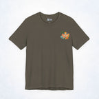 Beaches & Hoes Tropical Sunset Front & Back Tee
