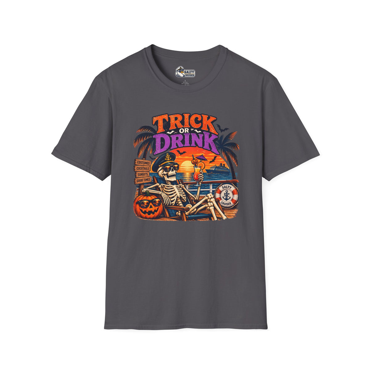 Trick or Drink Halloween Cruise Tee