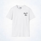 Beaches & Hoes Retro Sunset Front & Back Tee