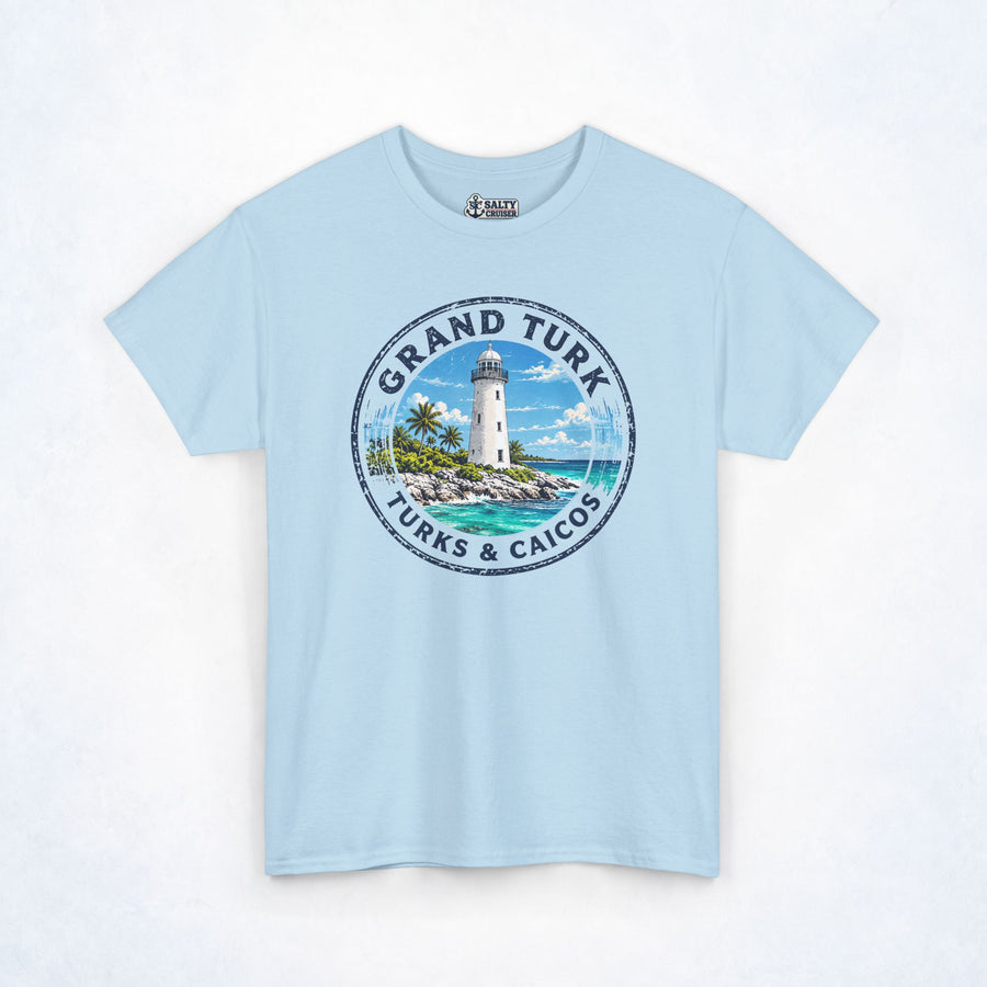Grand Turk Lighthouse Vintage Souvenir Tee