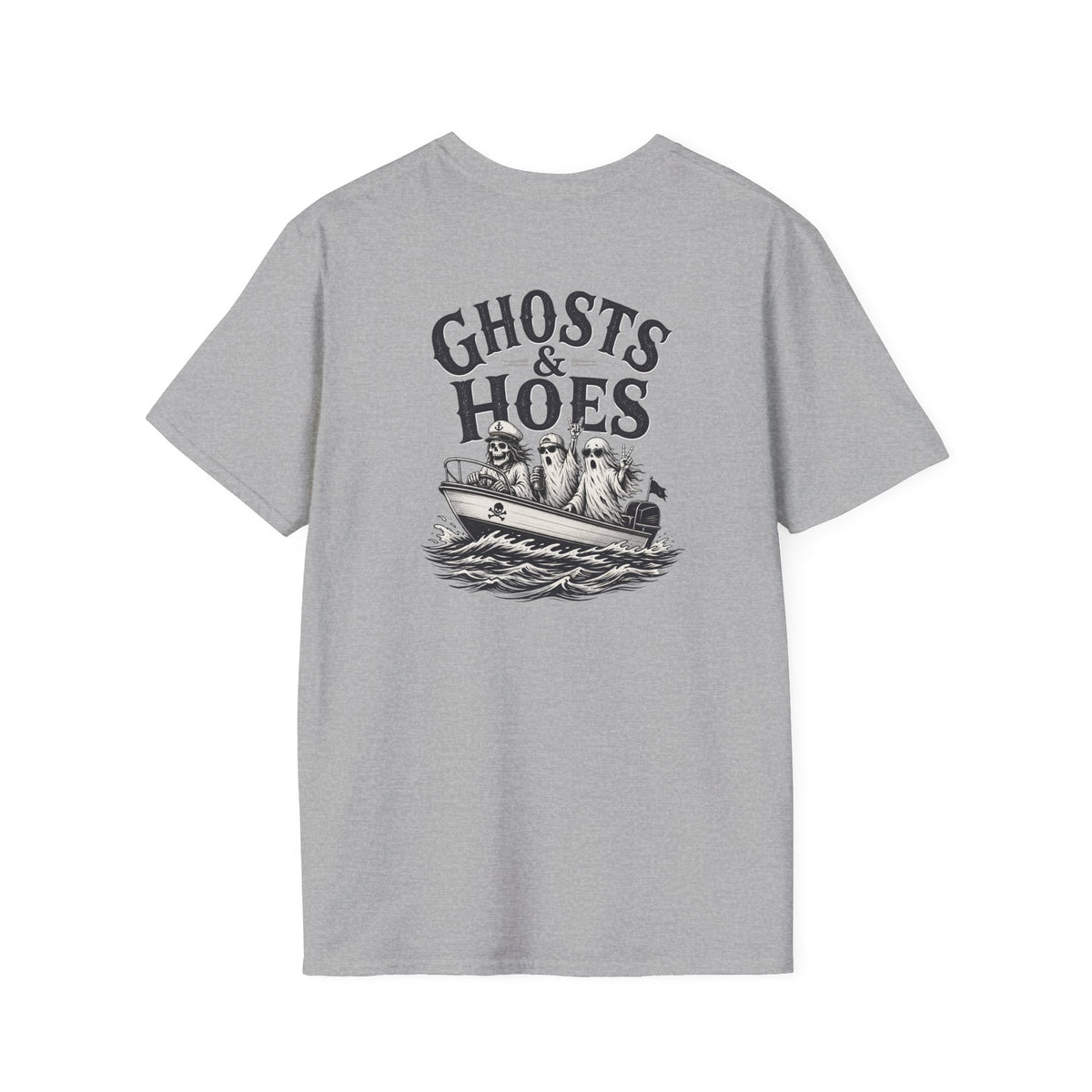 Ghosts & Hoes Speedboat Front and Back Tee