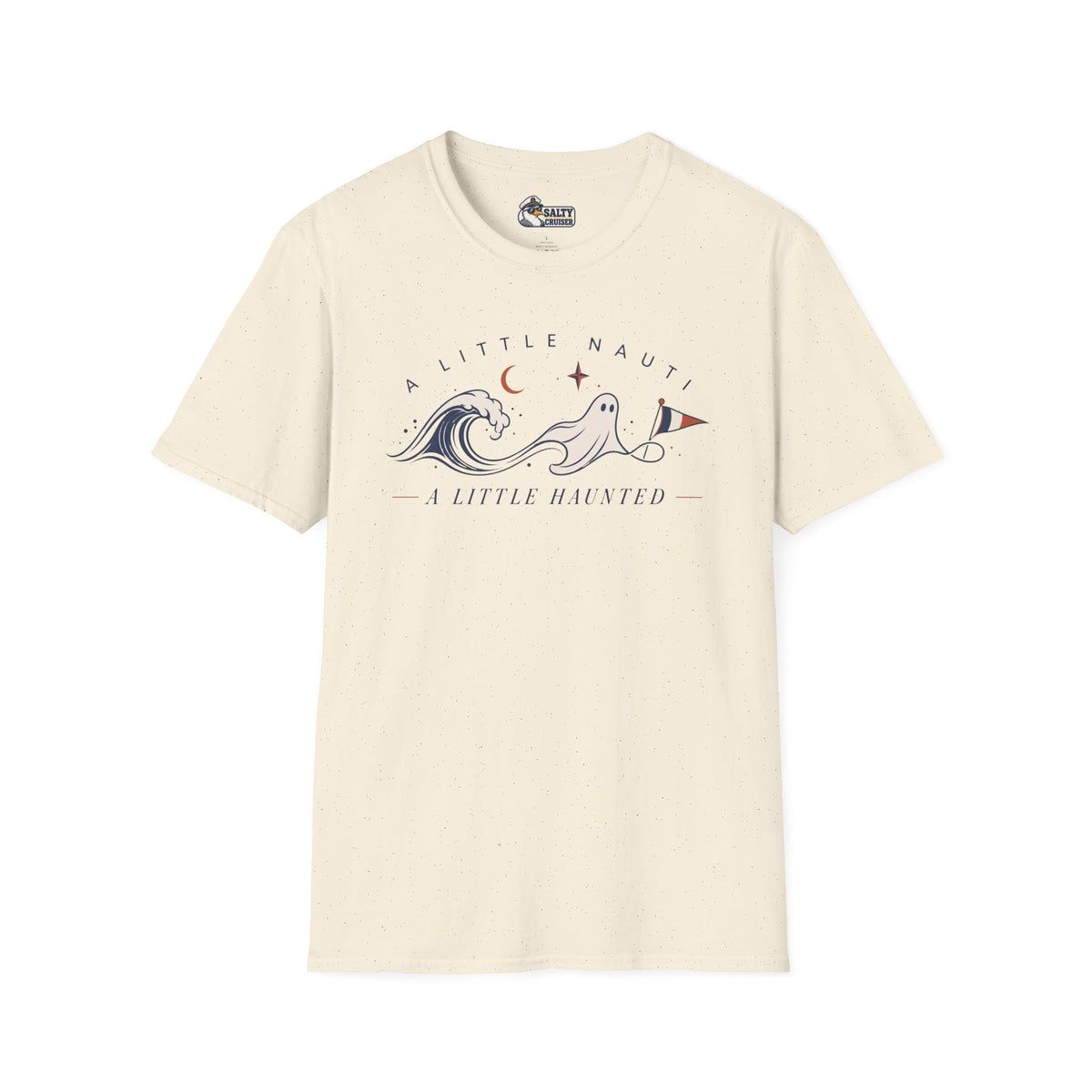 A Little Nauti A Little Haunted Ghost Wave Cruise Tee
