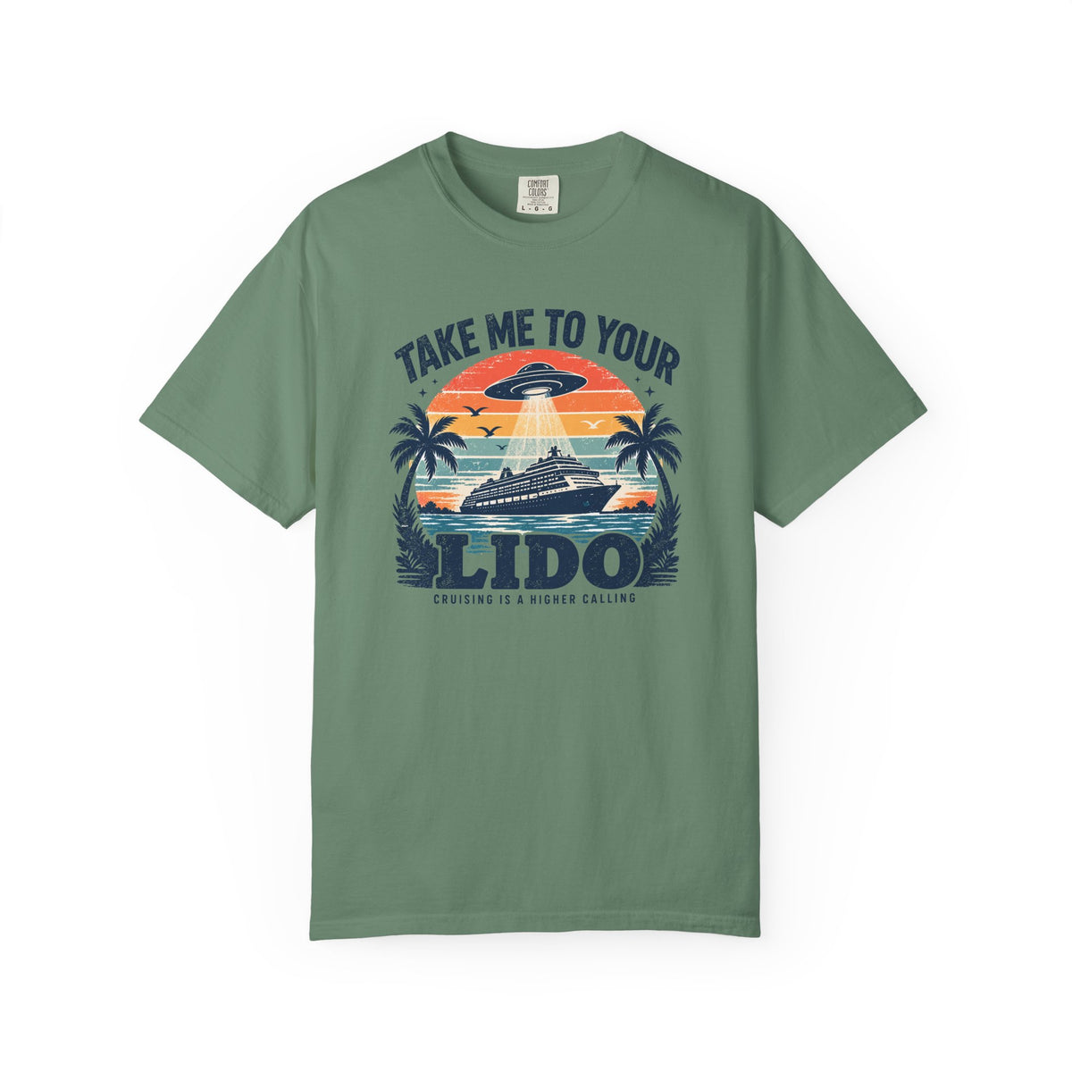 Take Me to Your Lido Retro UFO Cruise Tee