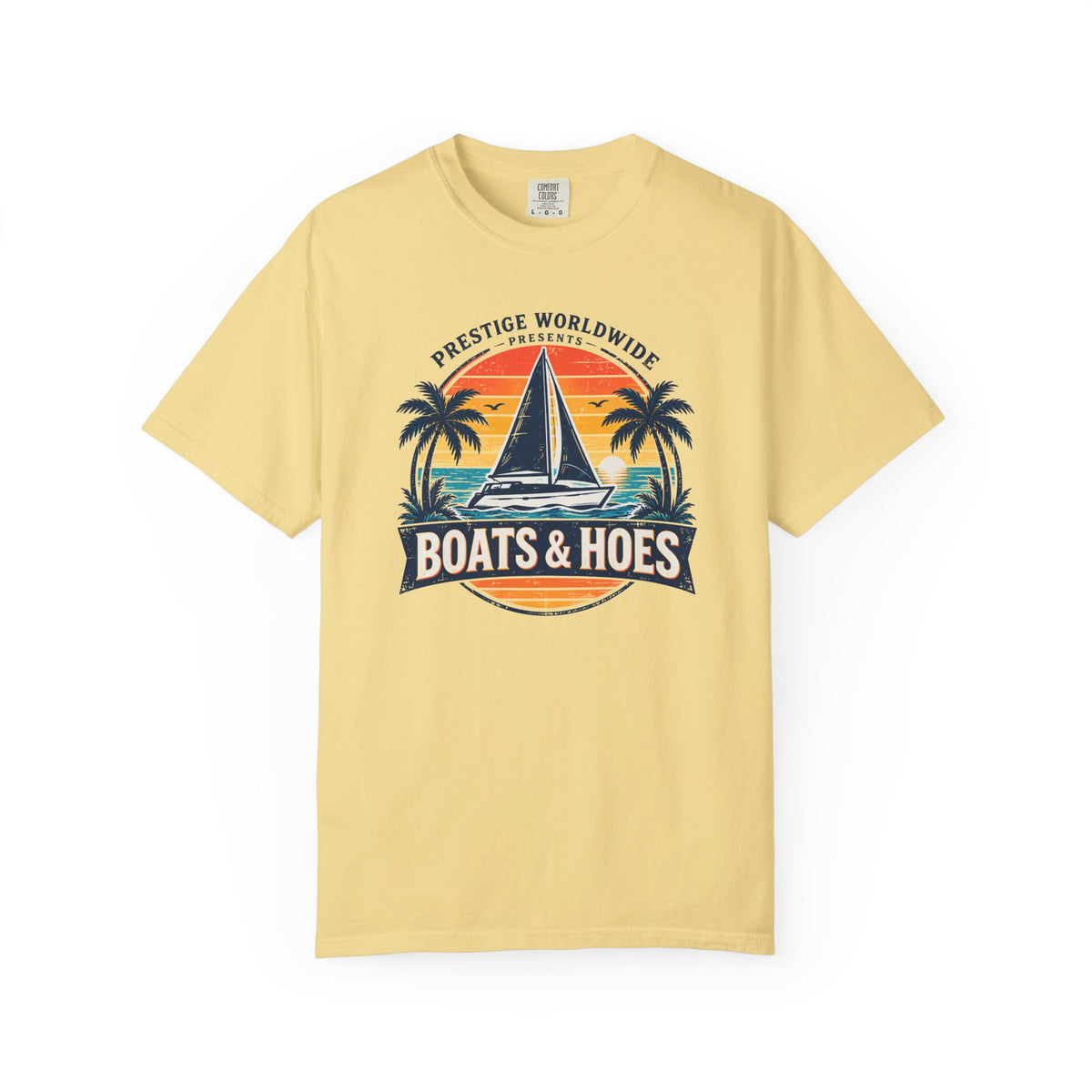 Boats & Hoes Vintage Sailboat Tee