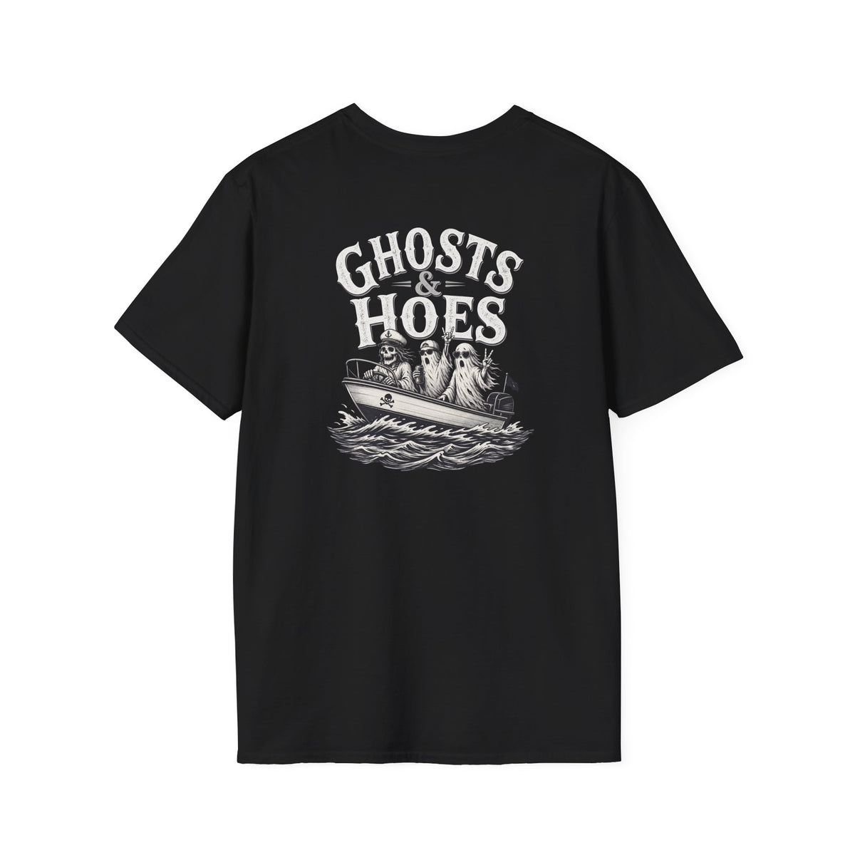 Ghosts & Hoes Speedboat Front and Back Tee