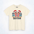 ’Tis the Sea-Sun Flip-Flops Christmas Cruise Tee