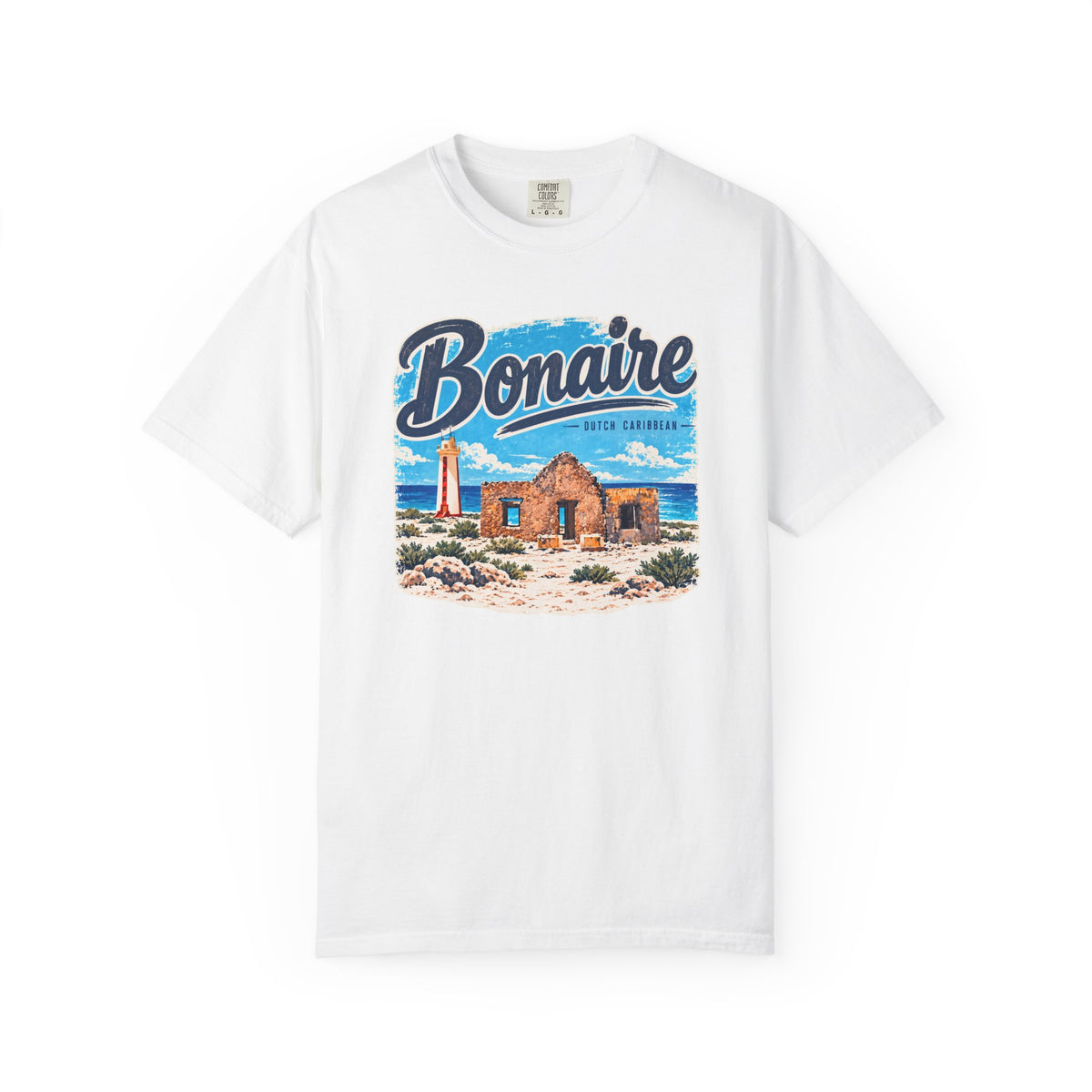 Bonaire Dutch Caribbean Lighthouse Ruins Tee