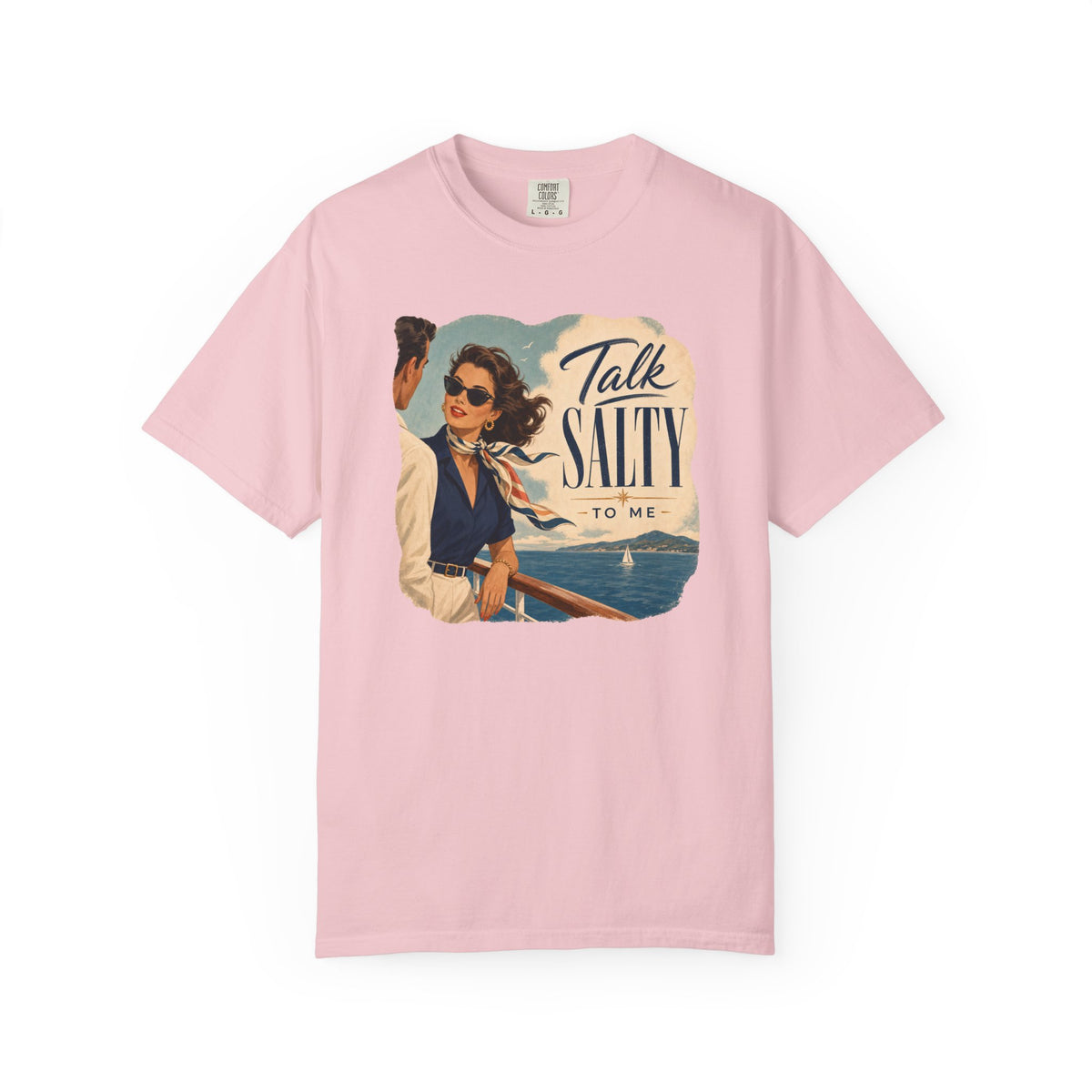 Talk Salty to Me Vintage Poster Cruise Tee