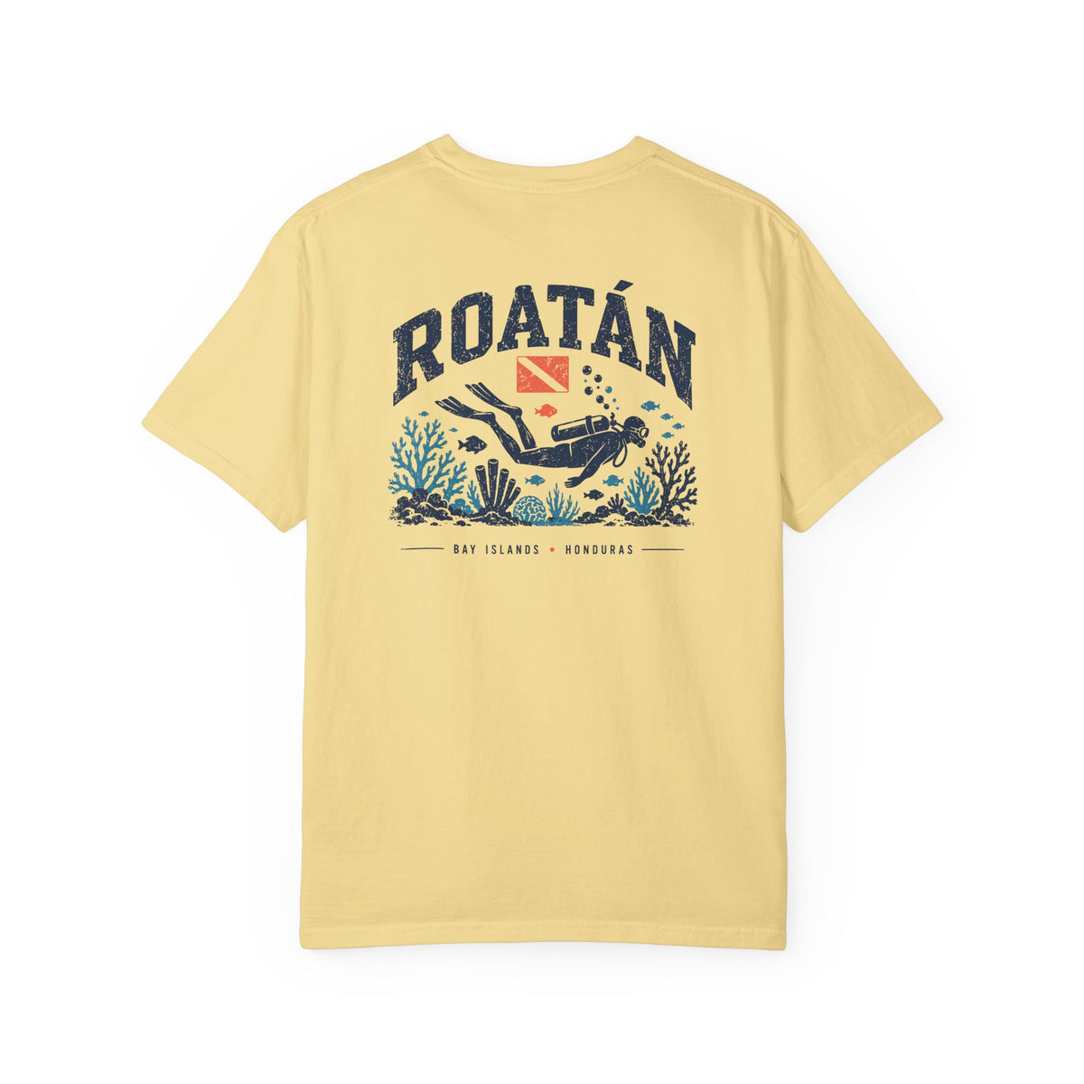 Roatán Scuba Diving Front and Back Tee