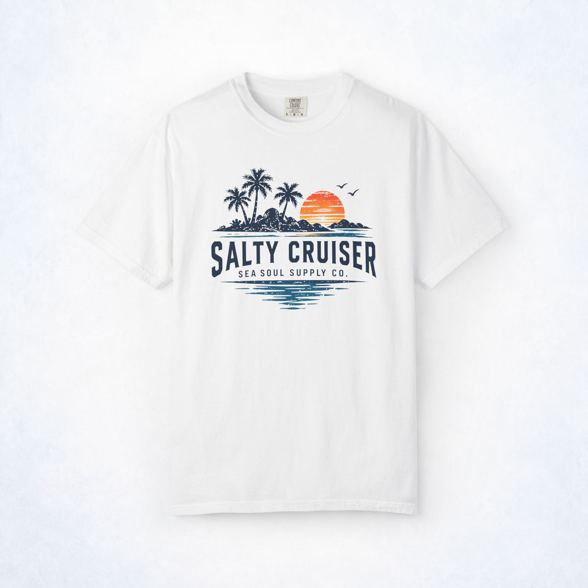 Salty Cruiser Sea Soul Supply Co. Tropical Island Tee