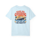Take Me Cruising Retro Ship Front and Back Tee