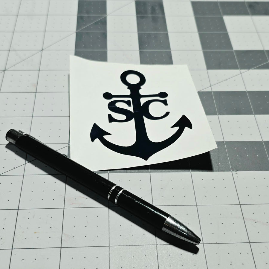 Salty Cruiser Anchor Decal