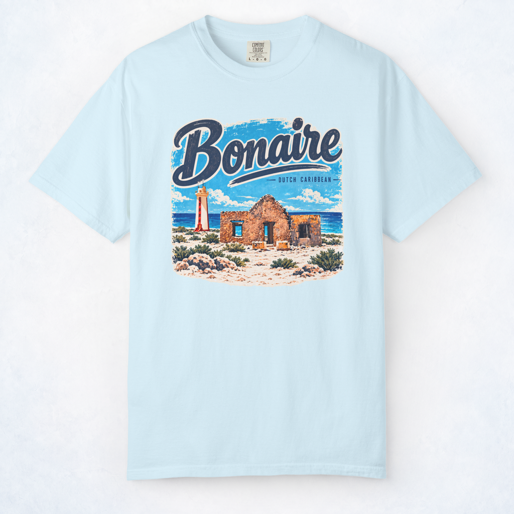 Bonaire Dutch Caribbean Lighthouse Ruins Tee