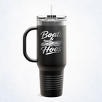 Boats & Hoes Engraved 40oz Travel Mug