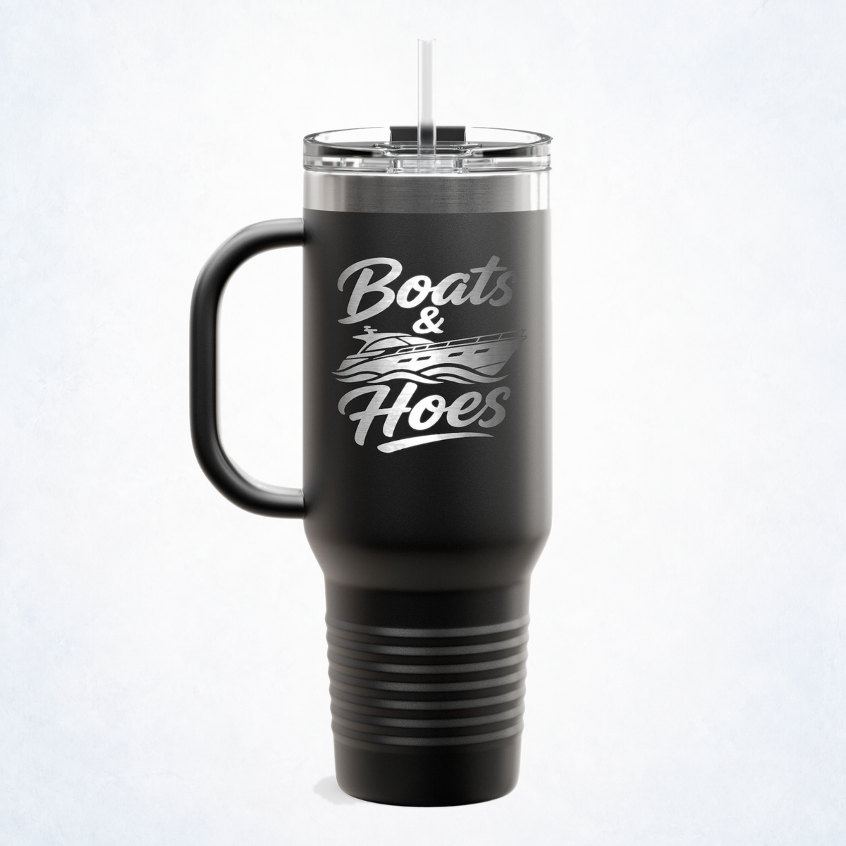 Boats & Hoes Engraved 40oz Travel Mug