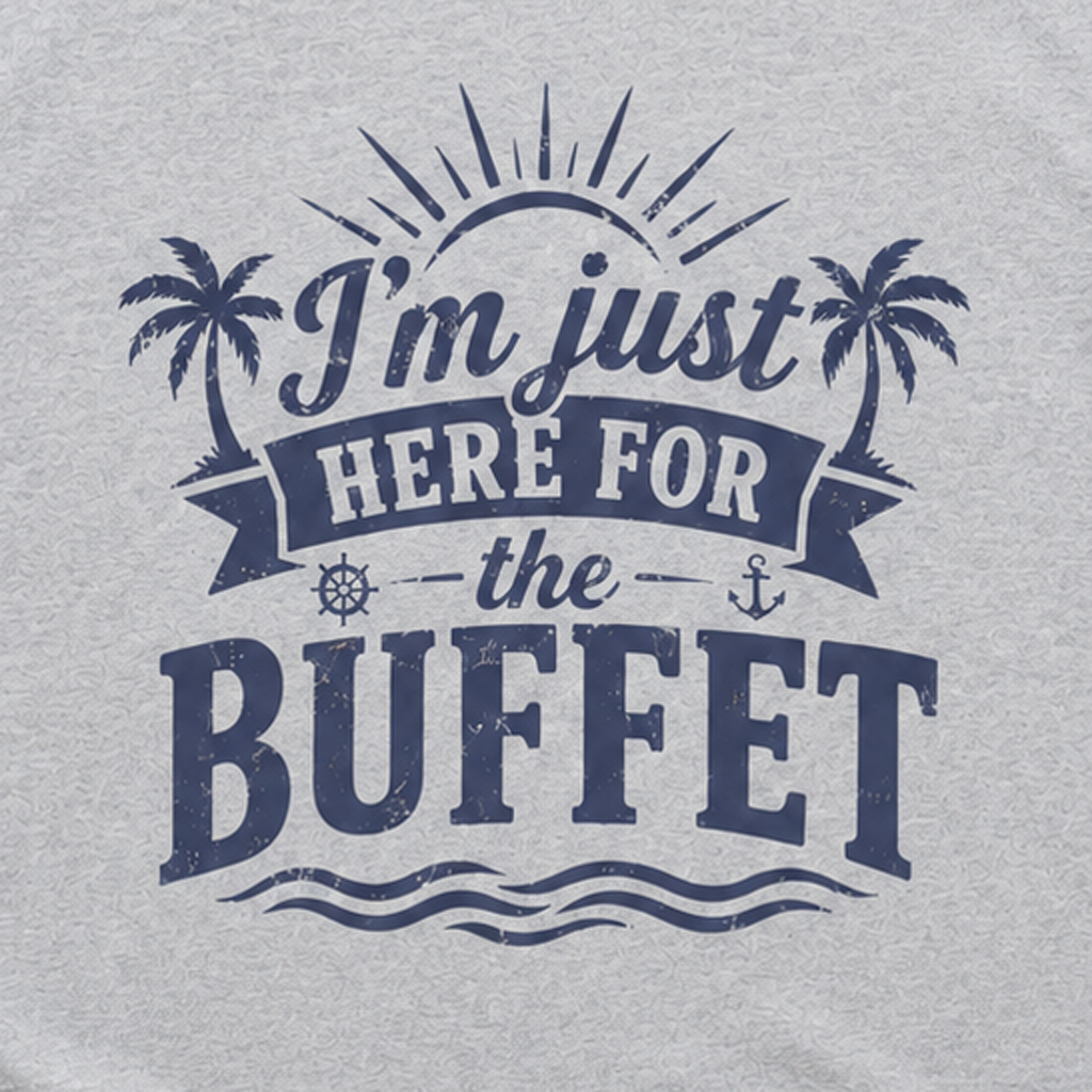 I'm Just Here for the Buffet Cruise Tee