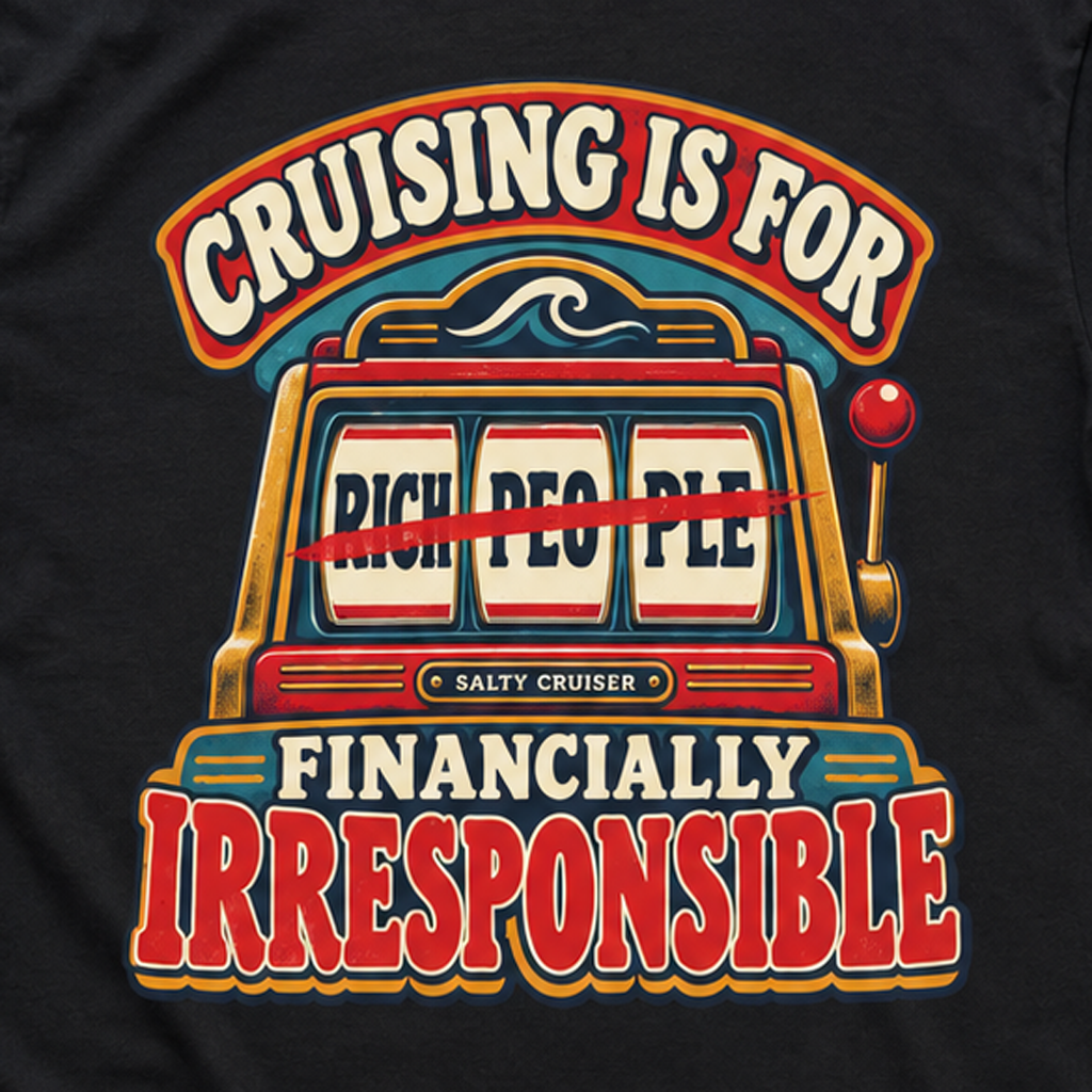Cruising Is for Financially Irresponsible Front and Back Tee