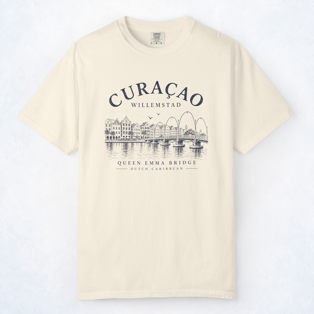 Curacao Willemstad Queen Emma Bridge Tee