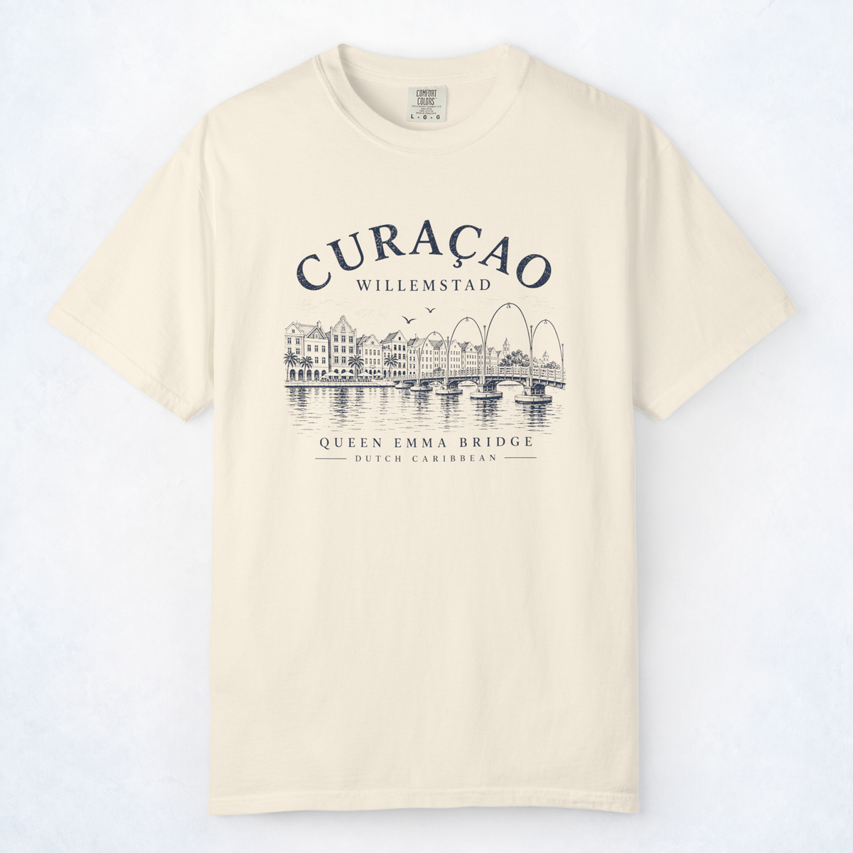 Curacao Willemstad Queen Emma Bridge Tee