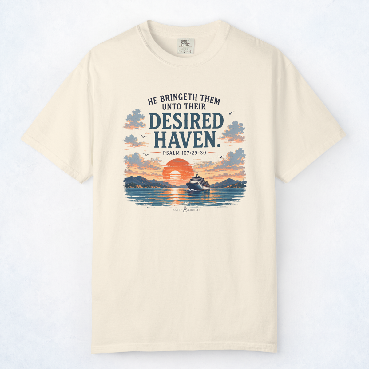 Desired Haven, Psalm 107:29–30