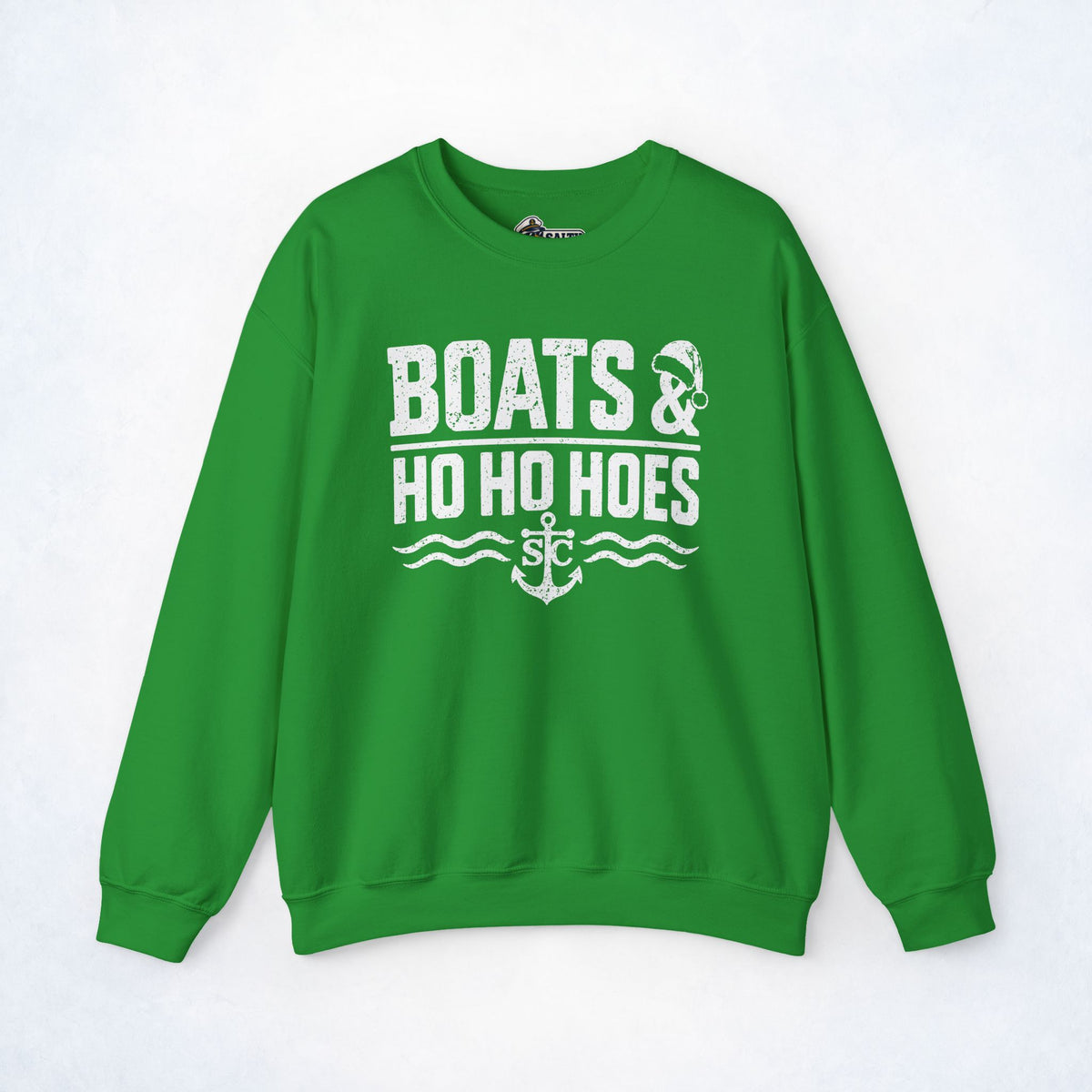 Boats & Ho Ho Hoes Christmas Crewneck Sweatshirt
