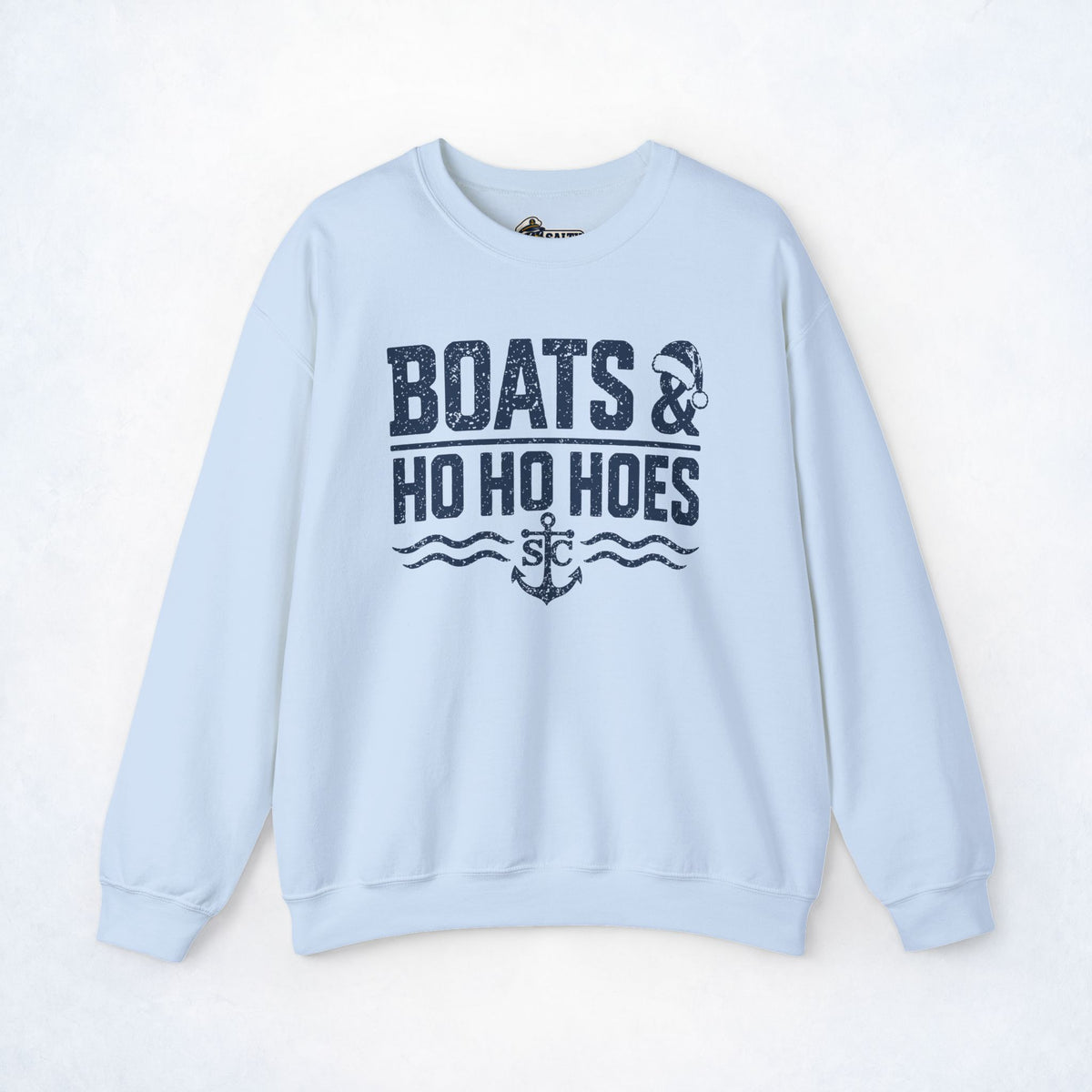 Boats & Ho Ho Hoes Christmas Crewneck Sweatshirt