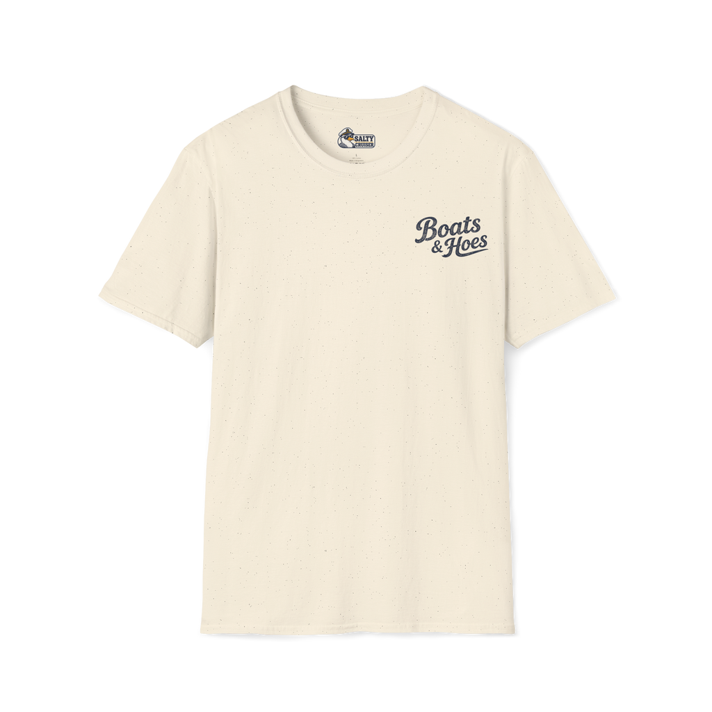 Boats and Hoes Speedboat Front and Back Tee