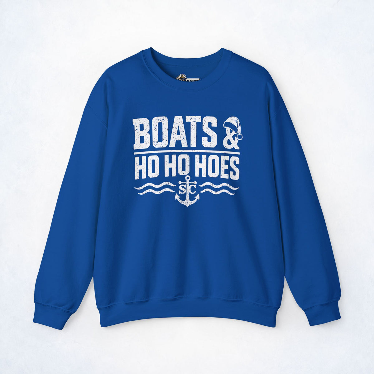 Boats & Ho Ho Hoes Christmas Crewneck Sweatshirt