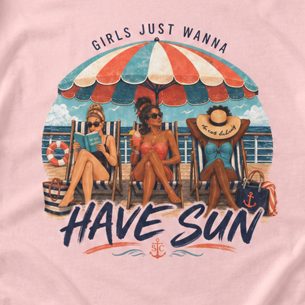 Girls Just Wanna Have Sun Cruise Tee