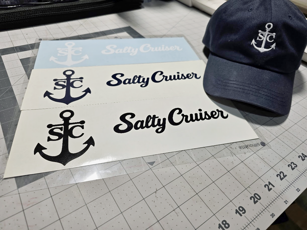 Salty Cruiser Anchor Decal