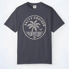 Salty Cruiser Coastal Palm Badge Tee