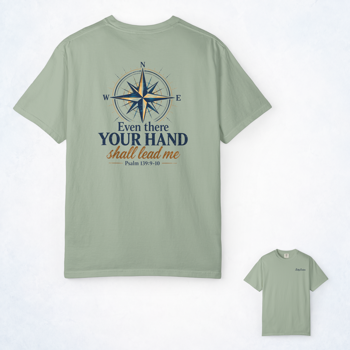 Even There Your Hand Shall Lead Me, Psalm 139:9–10, Front and Back