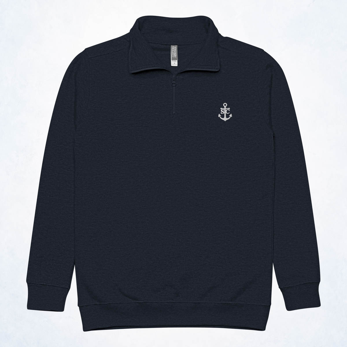 Salty Cruiser Embroidered Quarter-Zip Fleece